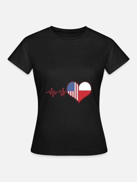 Polen Polnisch - Frauen T-Shirt - Schwarz
