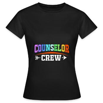 Schulpsychologe Psychologe Psychotherapeut - Frauen T-Shirt - Schwarz - Vorne - AI Model Female 172 dark (172cm)