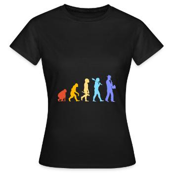 Saxophoniste saxophoniste - T-shirt Femme - noir - Devant - AI Model Female 172 dark (172cm)