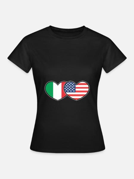 Italien - Frauen T-Shirt - Schwarz
