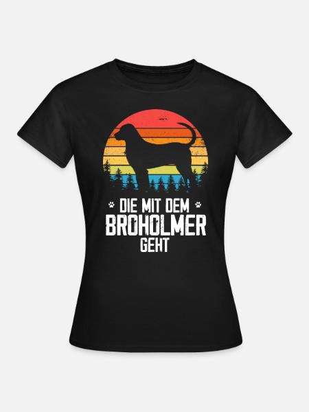 Broholmer - Frauen T-Shirt - Schwarz