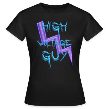 High Voltage Boy - Women's T-Shirt - black - Front - AI Model Female 172 dark (172cm)