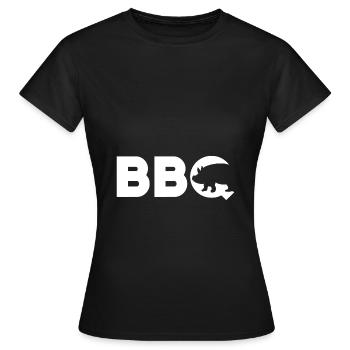 BBQ - Women's T-Shirt - black - Front - AI Model Female 172 dark (172cm)