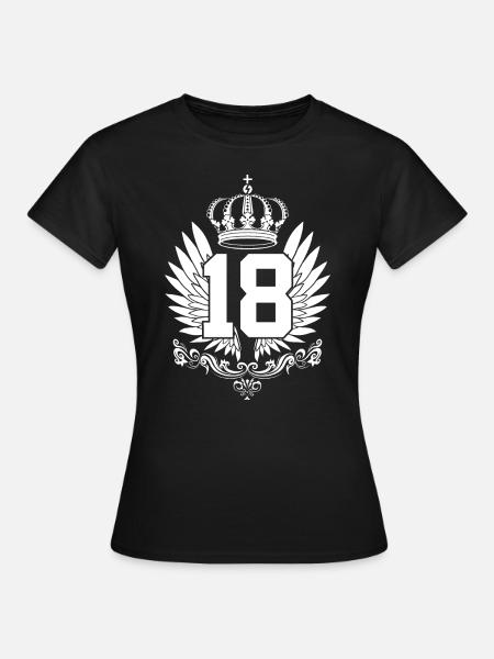 18° COMPLEANNO 18 ANNI - Dame-T-shirt - sort