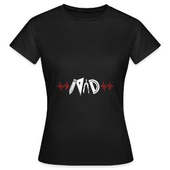 Architecture - T-shirt Femme - noir - Devant - AI Model Female 172 dark (172cm)
