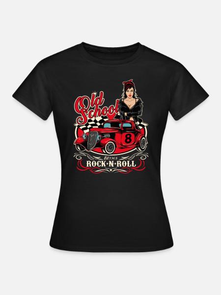 Rockabilly Pin Up Girl 60s Retro Vintage - Women's T-Shirt - black