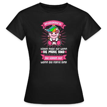 Cadeau de soignant - T-shirt Femme - noir - Devant - AI Model Female 172 dark (172cm)