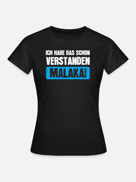 Malaka Griechisch Griechenland Geschenk - Frauen T-Shirt - Schwarz