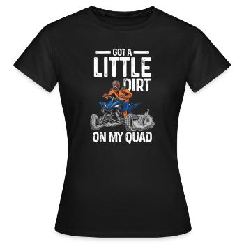 Quad-Radtour Quad Quad Geschenk - Frauen T-Shirt - Schwarz - Vorne - AI Model Female 172 dark (172cm)