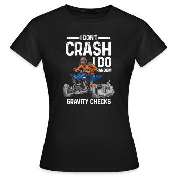 Quad-Quad-Radtour Quad Geschenk - Frauen T-Shirt - Schwarz - Vorne - AI Model Female 172 dark (172cm)