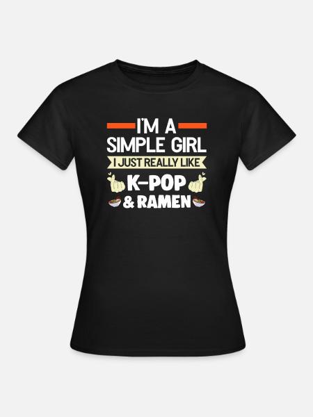 K-Pop-K-Pop-Merch K-Pop-Waren Geschenk - Frauen T-Shirt - Schwarz
