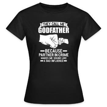 Pate Pate Familiengeschenk - Frauen T-Shirt - Schwarz - Vorne - AI Model Female 172 dark (172cm)
