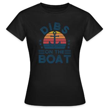 Kapitän Kapitäne Bootfahren Geschenk - Frauen T-Shirt - Schwarz - Vorne - AI Model Female 172 dark (172cm)