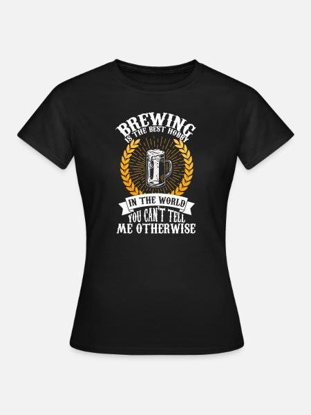 Brauerei Bier Geschenk - Frauen T-Shirt - Schwarz