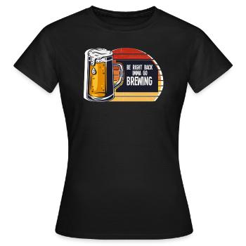 Brewery Beer Gift - Women's T-Shirt - black - Front - AI Model Female 172 dark (172cm)
