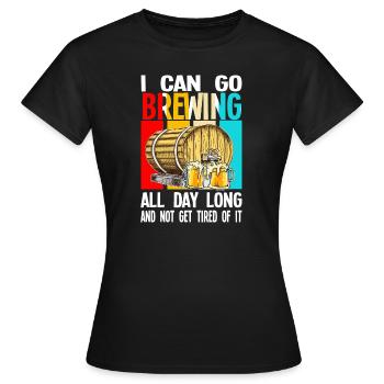 Brewery Beer Gift - Women's T-Shirt - black - Front - AI Model Female 172 dark (172cm)