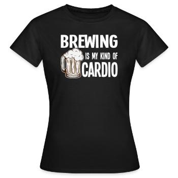 Brewery Beer Gift - Women's T-Shirt - black - Front - AI Model Female 172 dark (172cm)