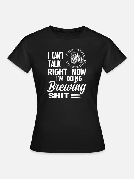 Brauerei Bier Geschenk - Frauen T-Shirt - Schwarz
