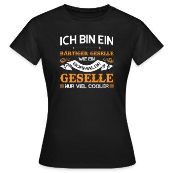 Geselle 2023 Geselle Geselle bestanden Geschenk - Frauen T-Shirt - Schwarz - Vorne - AI Model Female 172 dark (172cm)