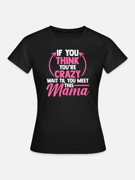 Mama Oma Oma Geschenk - Frauen T-Shirt - Schwarz
