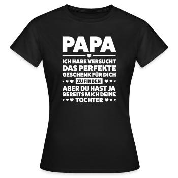 Opa Enkelkinder Großvater Geschenk - Frauen T-Shirt - Schwarz - Vorne - AI Model Female 172 dark (172cm)