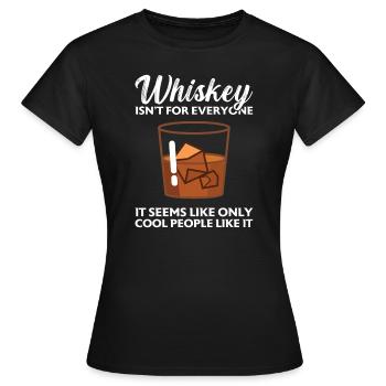 Whiskey trinken Whiskey trinken Whiskey Geschenk - Frauen T-Shirt - Schwarz - Vorne - AI Model Female 172 dark (172cm)