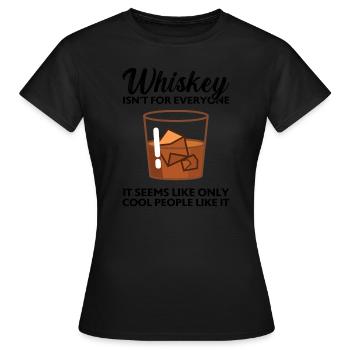 Whiskey trinken Whiskey trinken Whiskey Geschenk - Frauen T-Shirt - Schwarz - Vorne - AI Model Female 172 dark (172cm)