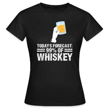 Whiskey trinken Whiskey trinken Whiskey Geschenk - Frauen T-Shirt - Schwarz - Vorne - AI Model Female 172 dark (172cm)