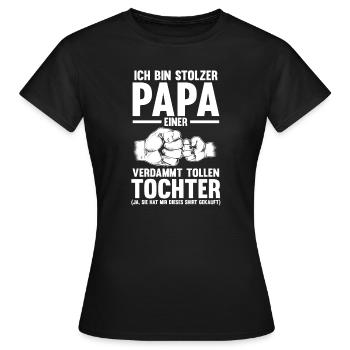 Große Schwester Flamingo Grosse Schwester Geschenk - Frauen T-Shirt - Schwarz - Vorne - AI Model Female 172 dark (172cm)