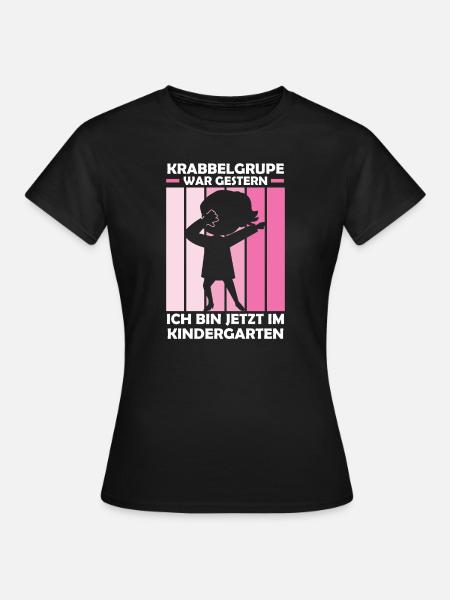 Kindergarten Dabbing Kindergartenanfänger Geschenk - Frauen T-Shirt - Schwarz