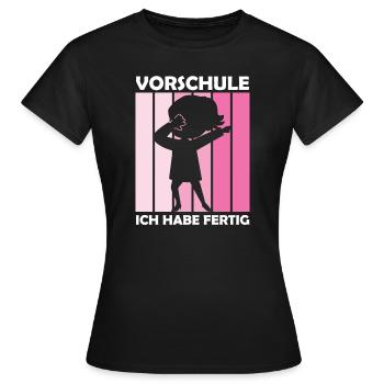 Vorschule Dabbing Vorschüler Geschenk - Frauen T-Shirt - Schwarz - Vorne - AI Model Female 172 dark (172cm)