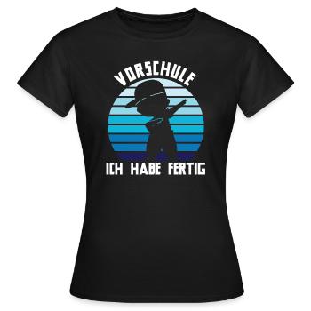 Vorschule Dabbing Vorschüler Geschenk - Frauen T-Shirt - Schwarz - Vorne - AI Model Female 172 dark (172cm)