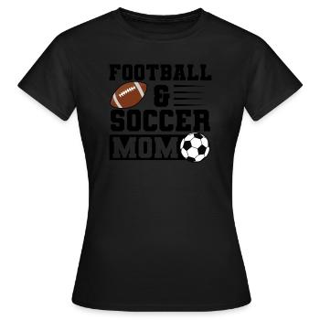 baller fussball baller Geschenk - Frauen T-Shirt - Schwarz - Vorne - AI Model Female 172 dark (172cm)