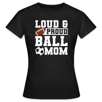 baller fussball baller Geschenk - Frauen T-Shirt - Schwarz - Vorne - AI Model Female 172 dark (172cm)