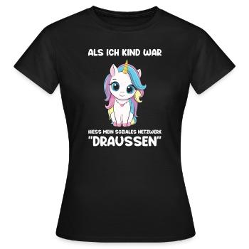Witzig Ironie Büro Humor Geschenk - Frauen T-Shirt - Schwarz - Vorne - AI Model Female 172 dark (172cm)