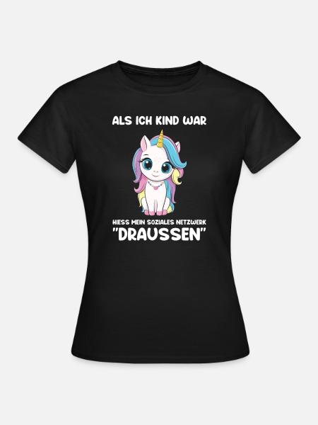 Witzig Ironie Büro Humor Geschenk - Frauen T-Shirt - Schwarz
