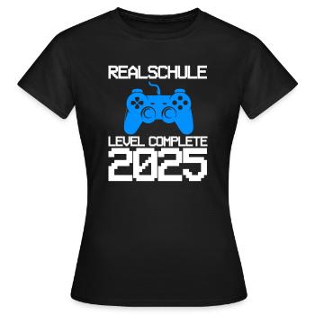 Realschule Ausbildung Realschule beendet Geschenk - Frauen T-Shirt - Schwarz - Vorne - AI Model Female 172 dark (172cm)