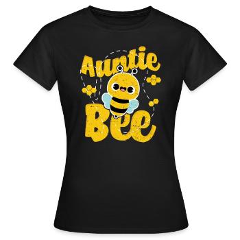 Tante Bee - Tante - T-shirt Femme - noir - Devant - AI Model Female 172 dark (172cm)