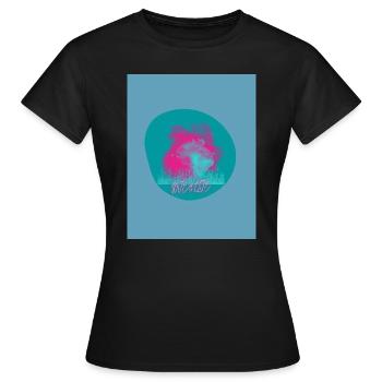 Love&live - Frauen T-Shirt - Schwarz - Vorne - AI Model Female 172 dark (172cm)
