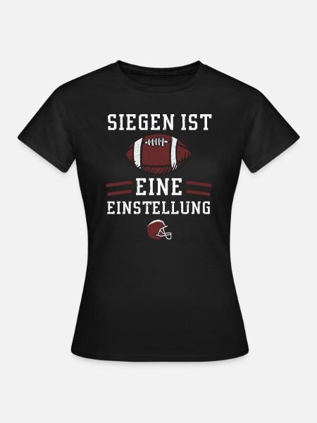 Siegen ist eine Einstellung - Frauen T-Shirt - Schwarz