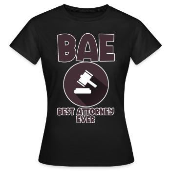 Bae Best Attorney Ever 4 - Women's T-Shirt - black - Front - AI Model Female 172 dark (172cm)