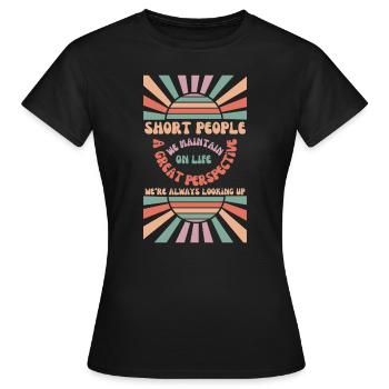 Petites personnes - T-shirt Femme - noir - Devant - AI Model Female 172 dark (172cm)