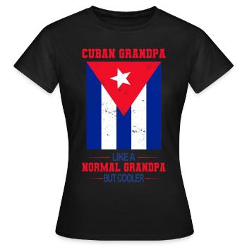 Cuba - T-shirt Femme - noir - Devant - AI Model Female 172 dark (172cm)