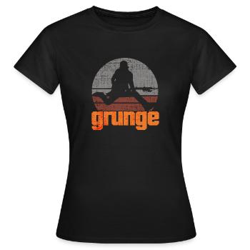 grunge - T-shirt Femme - noir - Devant - AI Model Female 172 dark (172cm)