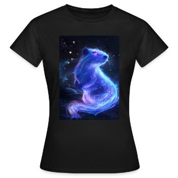 Capybara Fantasy - Frauen T-Shirt - Schwarz - Vorne - AI Model Female 172 dark (172cm)