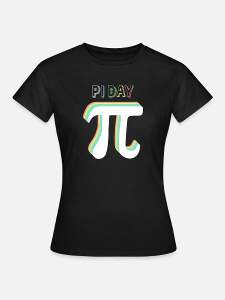 Math Pi-Symbol Pi - Frauen T-Shirt - Schwarz