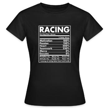 Sport Nutrition Course - T-shirt Femme - noir - Devant - AI Model Female 172 dark (172cm)