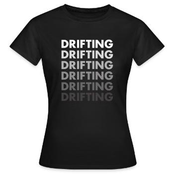 Dérive sportive - T-shirt Femme - noir - Devant - AI Model Female 172 dark (172cm)