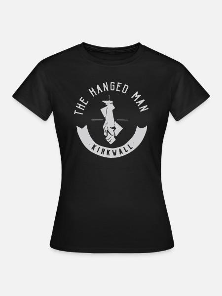 Der hängende Mann - Pub Shirt - Frauen T-Shirt - Schwarz
