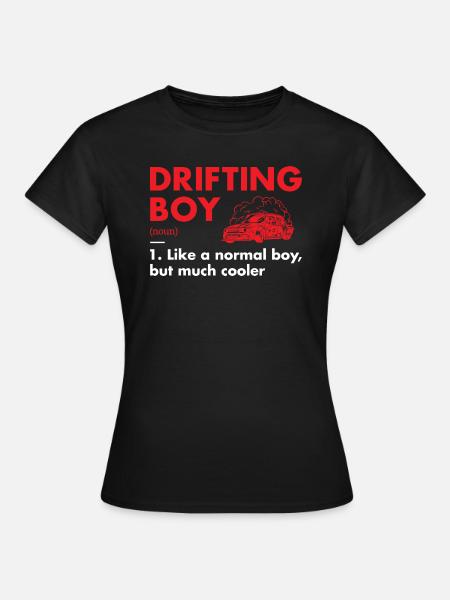 Sport Boy Definition Drifting - Frauen T-Shirt - Schwarz